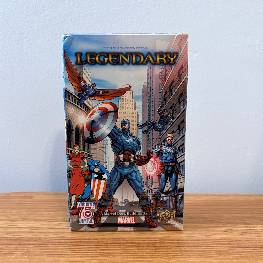 Legendary Marvel Captain America 75th Anniversary Expansion Deck Building NEW